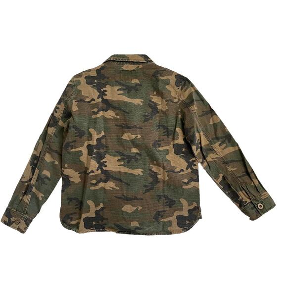 Sanctuary Utility Camo Button Down Shirt/Jacket Size‎ Medium - Picture 3 of 8